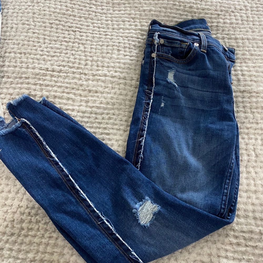 7 for all mankind “the ankle skinny” jeans